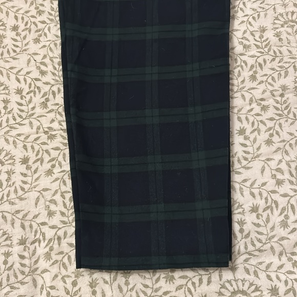 Wool-like Polyester Blend Plaid Pants Sz 16R - Picture 2 of 2